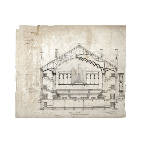 Massey Hall Architectural Ceiling Poster