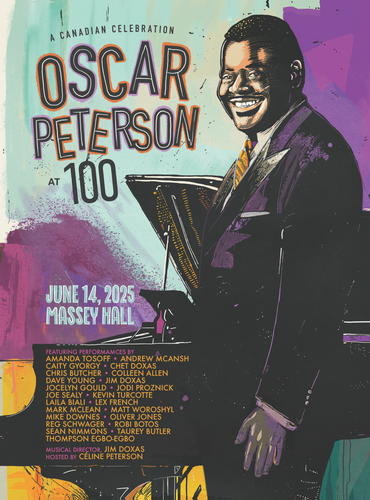 Oscar Peterson At 100 Poster