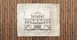 Massey Hall Architectural Poster